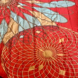 Brand New Queen comforter from Society6. Sacred geometry art print.